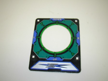 Wing Wars Sit Down Cabinet Control Panel Insert (Shifter Plate) (Item #6) $21.99